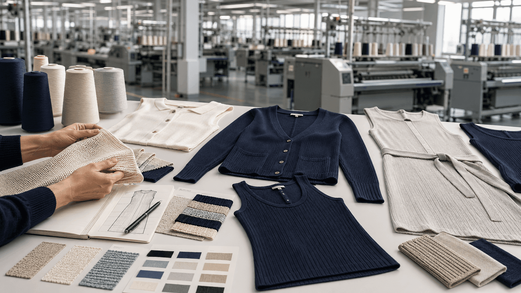 Hilliver contact and knitting development collaboration